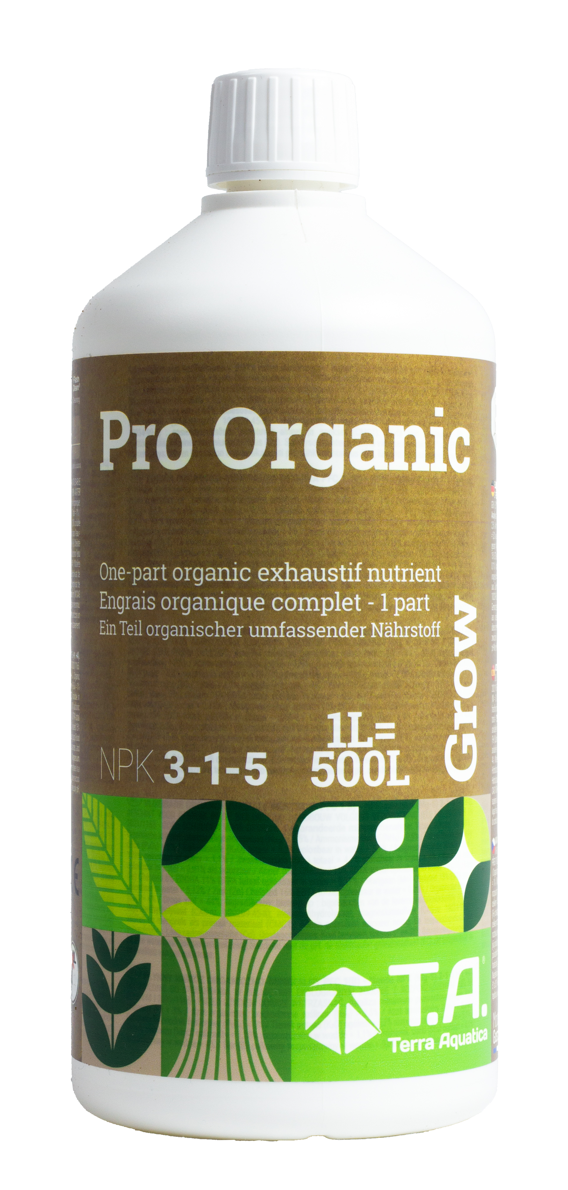 Pro Organic GROW – Engrais organique liquide pour la croissance